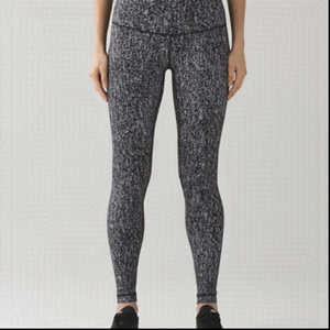 𝅺lululemon Hi Rise Speckled Wunder Under Leggings